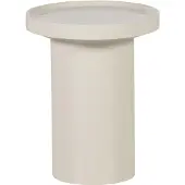 Woood Veluna Bijzettafel 40 CM - Hout - Hoogglans Zand - 50x40x40