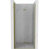 Mexen Lima opvouwbare douchedeur 70 , transparant, goud - 856-070-000-50-00