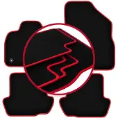 Fortuna CARLUX-RED automatten voor: Citroen DS5 sedan (2011-2018)