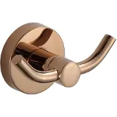Mexen Remo dubbele handdoekhaak, roze goud - 70507352-60