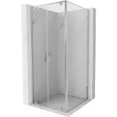 Mexen Exo schuifbare douchecabine 110 x 110 , transparant, chroom - 8182-110-110-01-00