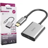 Hama USB-C naar 3,5 mm audio-adapter met oplaadfunctie