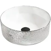 Mexen Clarisa opbouw waskom 41 x 41 cm, wit/zilver - 22074154