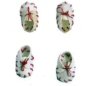 Antos schoen wit met strik 50X2 INCH 5 CM