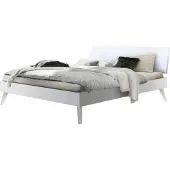 Hasena Trento 16 Pesaro bedombouw massief houten bed gestoffeerd hoofdbord