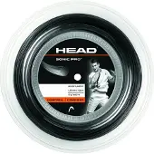 Head Tennissnaar Sonic Pro Reel 17 Black 1.25mm/200m