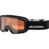 Alpina Skibril Alpina Scarabeo S Black QH Orange