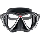 Hollis M 3 Diving Mask Transparant,Zwart