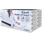 Gembird NSW-G8-01, onbeheerde Gigabit Ethernet switch (10/100/1000)
