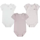 Levi's Levi´s  Kids Bow Body Met Korte Mouwen 3 Eenheden Grijs 9 Months
