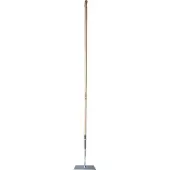 Hendrik Jan Rechte schoffel 18 cm verzinkt met steel 160 cm en hilt, voor onkruid in borders