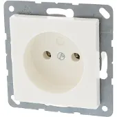 JUNG AS500 Inbouw Stopcontact - 1-voudig - Polarwit