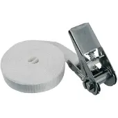Euromarine Stainless Steel 700 Dan Ratchet Strap 7 M Zilver 25 mm
