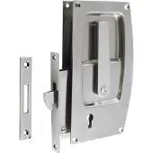 PLASTIMO 63630 Sliding Door Lock Zilver