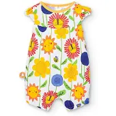 Boboli 128090 Mouwloze Romper Veelkleurig 1 Months Kinderen