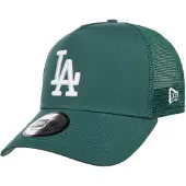 New Era Pet '9FORTY Los Angeles Dodgers MLB Essential' donkergroen / wit