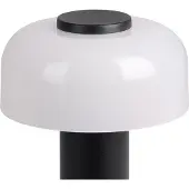 Eglo Ponente Tafellamp - Aanraakdimmer - Draadloos - LED - 20 cm - Zwart/Wit - Instelbaar wit licht - Oplaadbaar - Buiten en Binnen