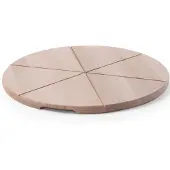 Super Merchant Pizza plank – beukenhout – met snijgroeven – Ø 400 mm