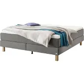 Hasena Pronto Carlota boxspring bed eiken helder