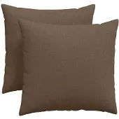 vidaXL Zitkussens 2 pcs Stof Bruin 45 x 45 cm