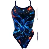 Turbo Revolution Bluelectric Swimsuit Blauw L Vrouw