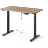 Vicco Elevate Bureau – 120 x 70 cm 2 motoren Zwart/Ambachtelijk