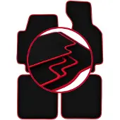 Fortuna CARLUX-RED automatten voor: Audi 80 B5 cabriolet (1994-2000)