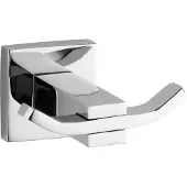 Mexen Vane dubbele handdoekhaak, chroom - 7020935-00