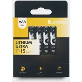Uniross Lithium Ultra AAA/FR03 1.5V 4 pack