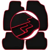 Carlux -RED automatten voor: Toyota Starlet P9 hatchback (1996-1999)