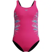 Speedo - Kid's Placmement Muscleback - Badpak 164, roze