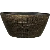 HS Potterie Tokio ovale bloempot goud L29 x B15 x H14 cm