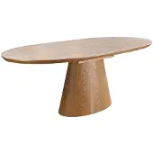Riess UNIEKE eettafel 160-200 cm uitschuifbaar eikenhout-look keramisch blad travertin - 47675