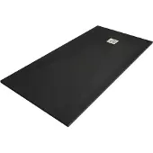 Mexen Stone+ rechthoekige composiet douchebak 180 x 90 , zwart - 44709018