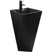 Mexen Ida vrijstaande wastafel 47 x 47 cm, zwart mat - 26114670