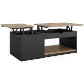 Vicco Avela Salontafel – 55 x 110 cm Zwart