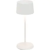 Zafferano OLIVIA PRO MICRO Oplaadbare en dimbare witte LED-tafellamp
