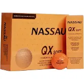 Nassau QX Soft - Golfballen - 12 stuks - Oranje