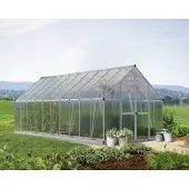 GartenHaus GmbH Tuinkas Essence 8x20 - Polycarbonaat - Transparant - 244x604x229cm
