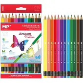 Teka Jumbo Kleurpotloden Uitwisbaar met Gum - 12 Kleuren