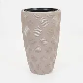 Vita bloempot Flow Slim 30 taupe
