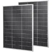 Vevor Bifaciale zonnepanelen 100W (2 stuks)