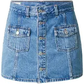 Levi's Rok 'Button Front Skort' blauw denim