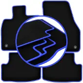 Carlux -BLUE automatten voor: Volkswagen T-Roc crossover (2017-)