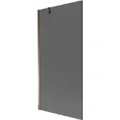 Mexen Next badwandpaneel 1-delig 90 x 150 , grafiet, rosegoud - 895-090-000-00-40-60