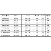Mexen Velar schuifdouchecabine 140 x 70 , ijs, geborsteld nikkel - 871-140-070-31-97