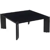 Sweeek - Vierkante salontafel in massief hout 80cm - reva