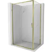 Mexen Exo schuifdouchecabine 170 x 85 , transparant, goud - 8151-170-085-50-00
