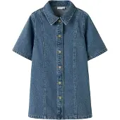 Name it Jurk 'NKFGianna' blauw denim