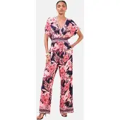 Lipsy Jumpsuit indigo / rosa / lichtroze